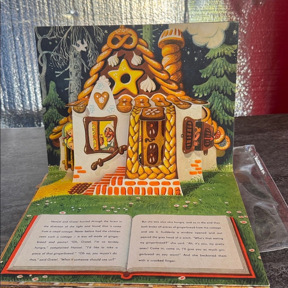 HANSEL AND GRETEL POP-UP & MOVEABLE BOOK 1961 CHILDRENS ARABIC ORIGINAL BOOK - Picture 6 of 15